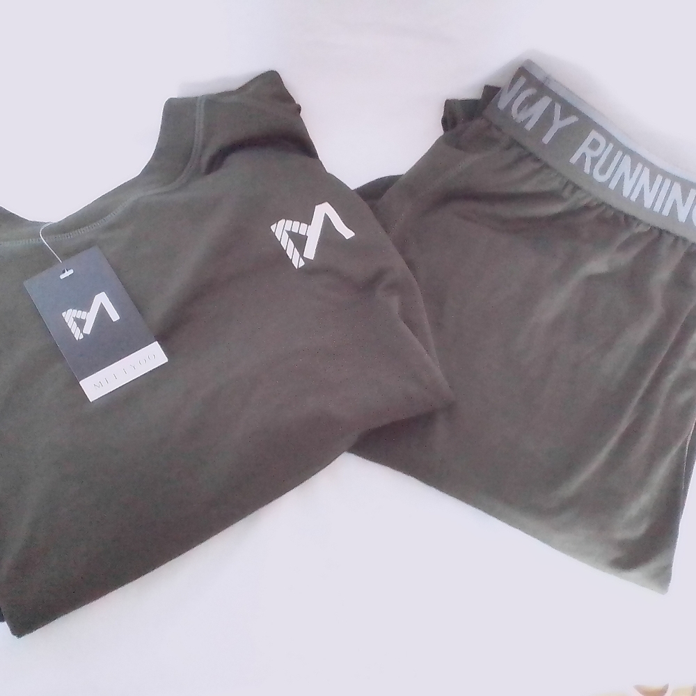 Men's compression Underwear  fitness Set Sz 2X